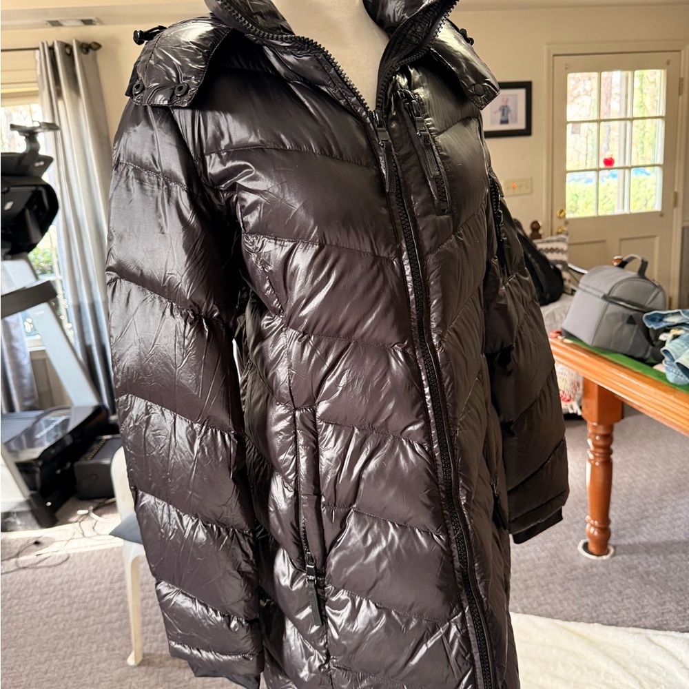 Andrew Marc packable lightweight premium down puffer jacket - Picture 4 of 7